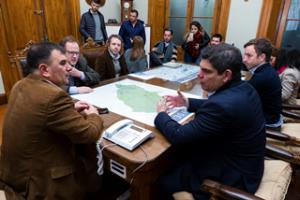 El Intendente se reuni� con autoridades del Ministerio de Trabajo de Naci�n